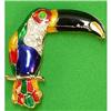 Image 1 : Toucan Enamel & Rhinestone-Style Pin #60437 #1350331