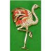 Image 1 : Flamingo Rhinestone-Style Pin #60438 #1350344