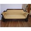 Image 1 : Antique Flame Mahogany Beidermeier Sofa #1366950