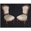 Image 1 : Pair Victorian Side Chairs Signed #1367151