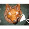 Image 1 : ENGLISH CAST IRON PAINTED FOX HEAD FOUNTAIN #1367305