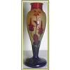 Image 1 : LA VERRE FRANCAIS CAMEO GLASS FUCHSIA VASE #1367634