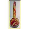 Image 1 : MILE GALLE CAMEO GLASS VASE BERRIES FOLIAGE #1367635