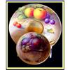 Image 1 : WORCESTER CUP SAUCER FRUIT SIGNED HANDPAINTED #1367636