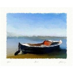 "Boat" Author's lithograph by Livitin In. #1378115