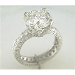 18kt White Gold Diamond Semi Mount #1378132