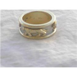 14kt  Yellow Gold Panther Band #1378146