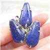 Image 1 : STERLING SILVER Estate LAPIS LAZULI Ring Sz 7.5#1378459