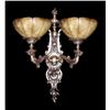 Image 1 : A pair of alabaster and bronze sconces #1378663