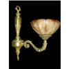 Image 1 : A pair of bronze and alabaster sconces #1378681