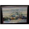 Image 1 : Ritman Chicago Winter Snow Scene Oil Painting #1378802