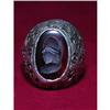 Image 1 : Sterling Silver Cameo Carnelian Engraved Ring #1420111