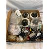 Image 1 : Box of cameras and cords