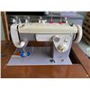 Image 2 : Sears Kenmore sewing machine in cabinet with chair