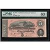 Image 1 : 1864 $5 T-69 Confederate States of America PMG 63EPQ