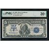 Image 1 : 1899 $5 Chief Silver Certificate PMG 30EPQ