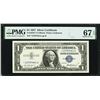 Image 1 : 1957 $1 Silver Certificate STAR Note PMG 67EPQ