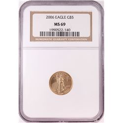 2006 $5 American Gold Eagle Coin NGC MS69