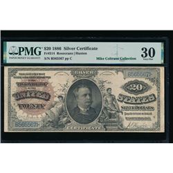 1886 $20 Silver Certificate PMG 30