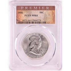 1956 Franklin Half Dollar Coin PCGS MS64