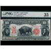 Image 1 : 1901 $10 Bison Legal Tender Note PMG 35