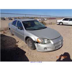 2002 - DODGE STRATUS/RESTORED SALVAGE
