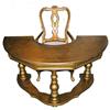 Image 1 : Circular Giltwood Neoclassical Desk & Chair #1333180