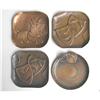 Image 1 : Rebajes Collection of (4) Copper Plates or #1333273