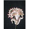 Image 1 : Coro brooch in floral design #1333377