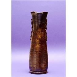 Old Japanese Bizen Ware Pottery Vase Sg #1333768