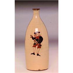 Old Japanese Satsuma Sake Bottle Tokkuri Dutch #1333775