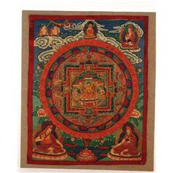 Late 19th Century Tibetan Thanka Buddha #1 #1333795