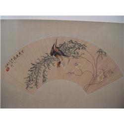 fine Chinese Fan Painting #1333877