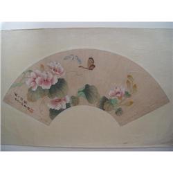 fine Chinese Fan Painting #1333878