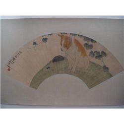 fine Chinese Fan Painting #1333880