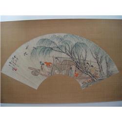 fine Chinese Fan Painting #1333882