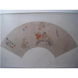 fine Chinese Fan Painting #1333888