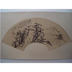 fine Chinese Fan Painting #1333889