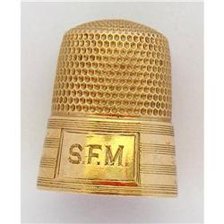 14K Gold Thimble #1333914