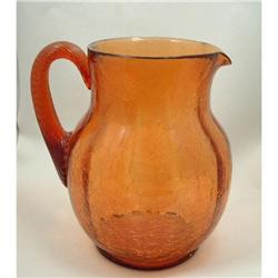 Crackle Glass Lemonade Pitcher #1333946