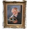 Image 1 : ORIGINAL DIANNE DENGEL OIL ON BOARD OF BEGGER #1350615
