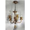 Image 1 : Antique Classical Gilt Bronze Chandelier #1350996