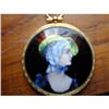 Image 1 : LIMOGES ENAMEL MINIATURE PORTRAIT #6 #1351148