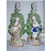 Image 1 : soft paste Chelsea figurative candlesticks #1351389