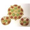 Image 1 : 1940's  BROOCH and EARRINGS #1367793
