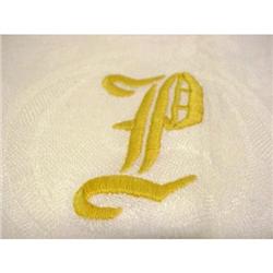 Damask Towel Emb.Monogram #1367803