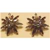 Image 1 : 40's Clipon Earrings  Signed Sherman #1367817