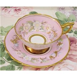 ROYAL STAFFORD CUP & SAUCER - GARLAND #1367824