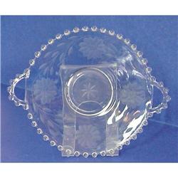 Early 1900's Crystal Candlewick Fancy Platter #1367877
