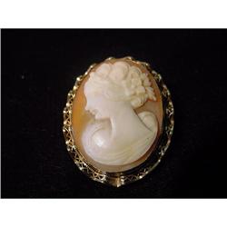 Shell Cameo Brooch #1367908